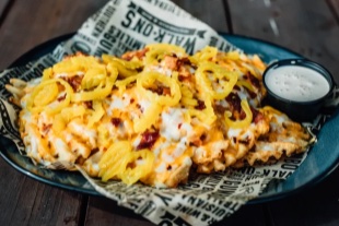 WAFFLE CHEESE FRIES
